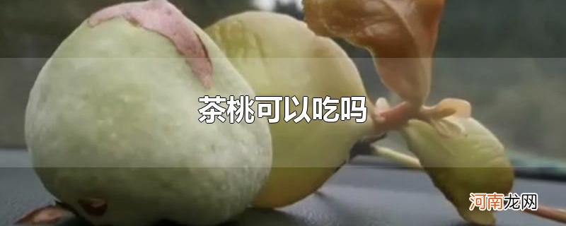 茶桃可以吃吗