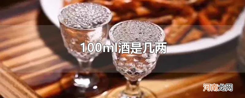 100ml酒是几两