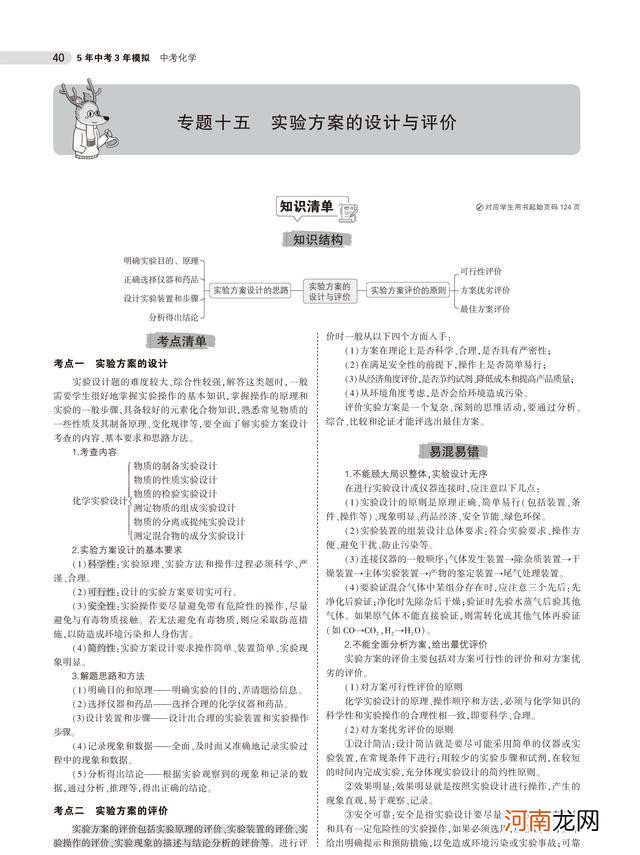 中考化学总复习重点知识归纳 初三化学总复习重点