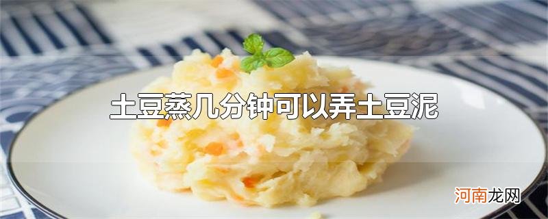 土豆蒸几分钟可以弄土豆泥