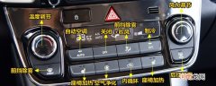现代ix35中控按钮图解，ix35车内按键功能说明