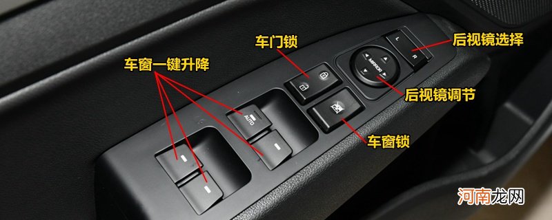 现代领动中控按钮图解，领动车内按键功能说明
