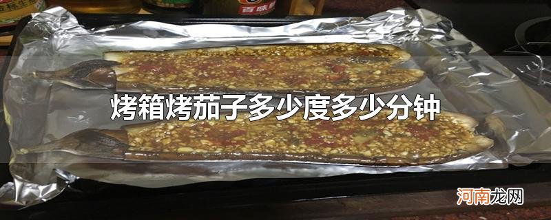 烤箱烤茄子多少度多少分钟