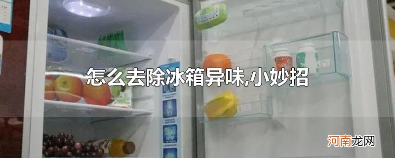 怎么去除冰箱异味,小妙招