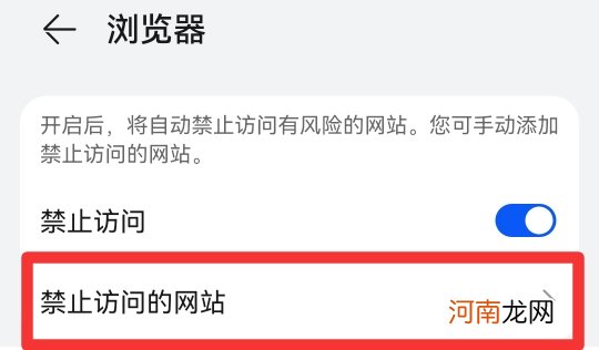 手机设置禁止访问某网站优质