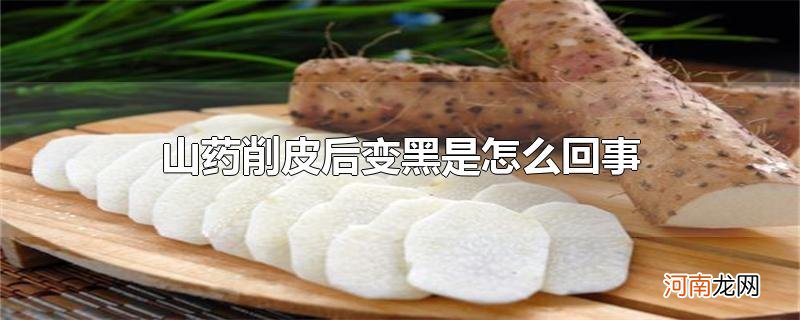 山药削皮后变黑是怎么回事