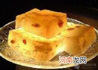 儿童食谱糕类：杞子菊花糕