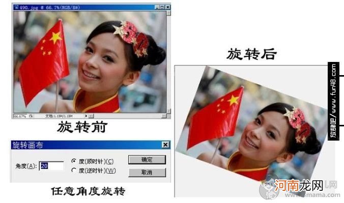 photoshop怎么旋转图片