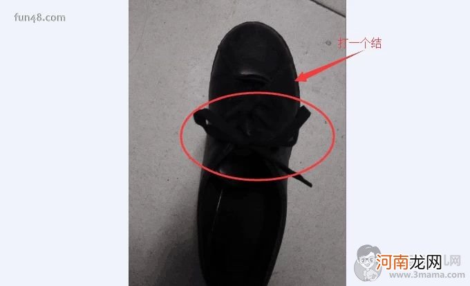 鞋带隐藏在鞋子里的系法教学