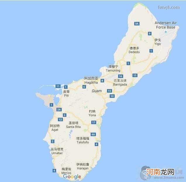 关岛是哪个国家的?关岛离中国多远?关岛对中国存在威胁吗?