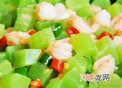 孕期食谱 莴笋炒虾仁