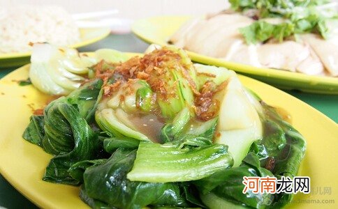 孕期感冒食谱 金蒜小油菜