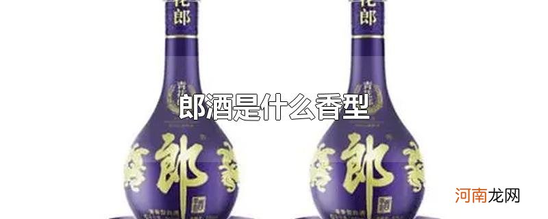 郎酒是什么香型优质