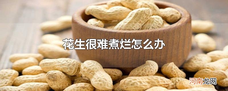 花生很难煮烂怎么办优质