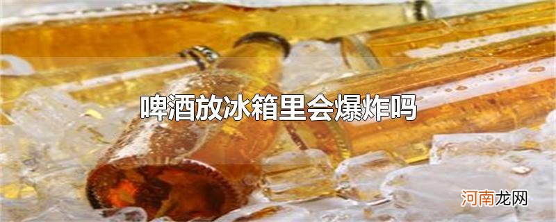 啤酒放冰箱里会爆炸吗优质