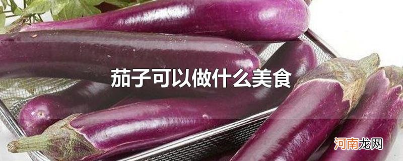 茄子可以做什么美食优质