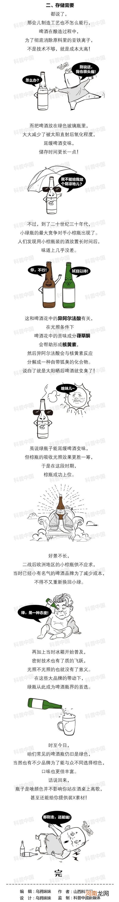 为什么大部分啤酒瓶绿色的 为啥啤酒瓶大多是绿色的