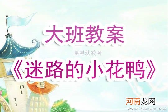 中班音乐活动迷路的小花鸭教案反思