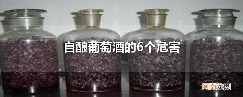 自酿葡萄酒的6个危害优质