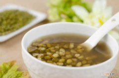 孕晚期喝绿豆汤能催产