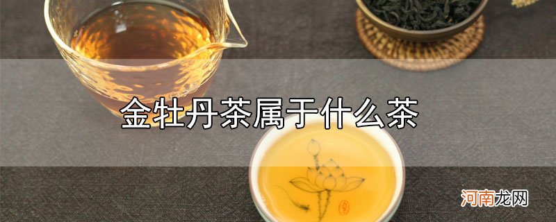 金牡丹茶属于什么茶优质