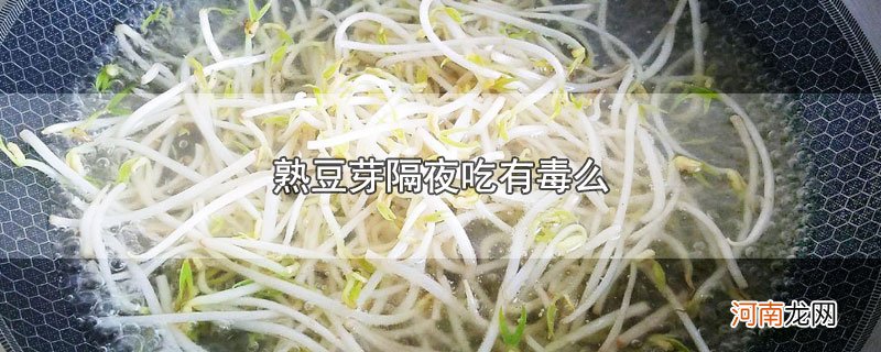 熟豆芽隔夜吃有毒么优质