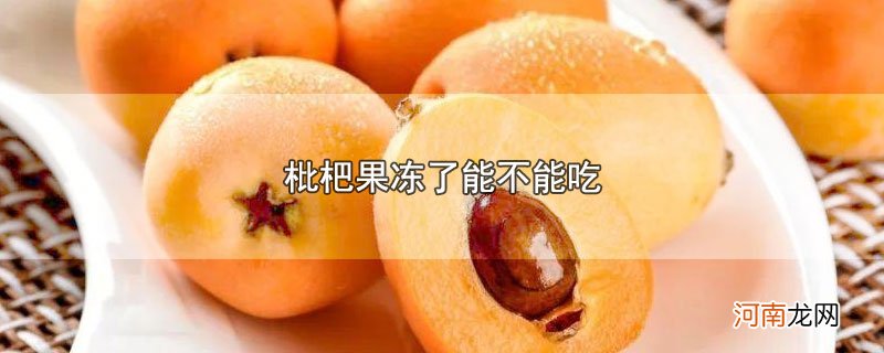 枇杷果冻了能不能吃优质