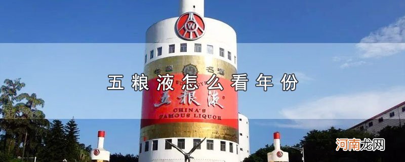 五粮液怎么看年份优质