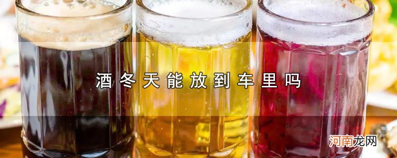 酒冬天能放到车里吗优质