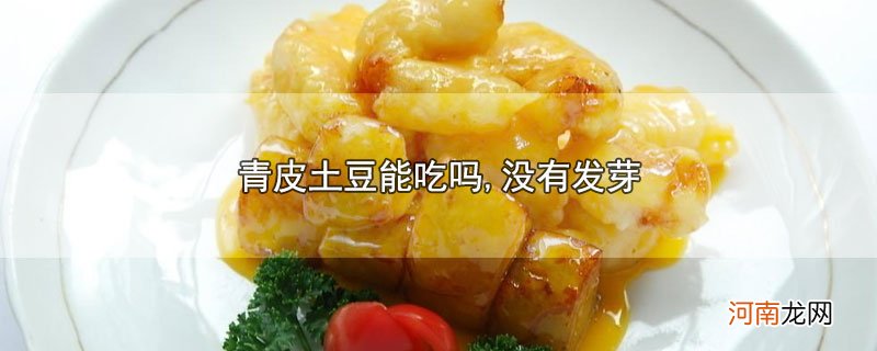 青皮土豆能吃吗,没有发芽优质