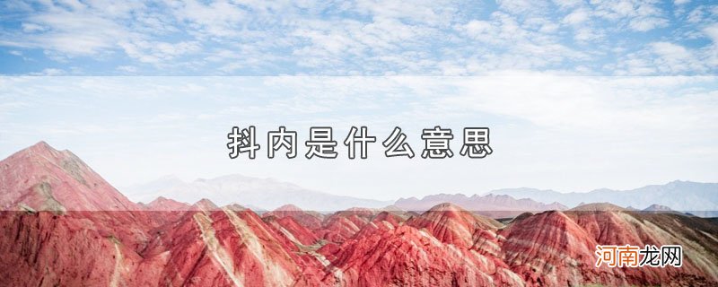 抖内是什么意思优质