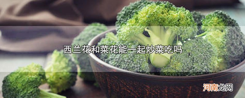 西兰花和菜花能一起炒菜吃吗优质