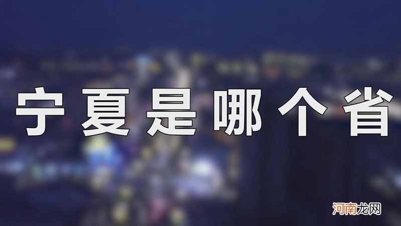 宁夏是哪个省优质