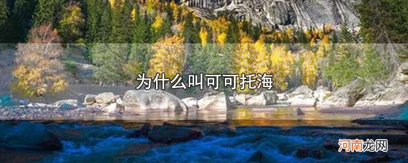 为什么叫可可托海优质