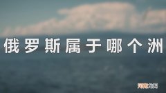 俄罗斯属于哪个洲优质