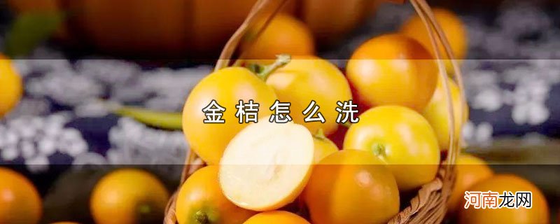 金桔怎么洗优质