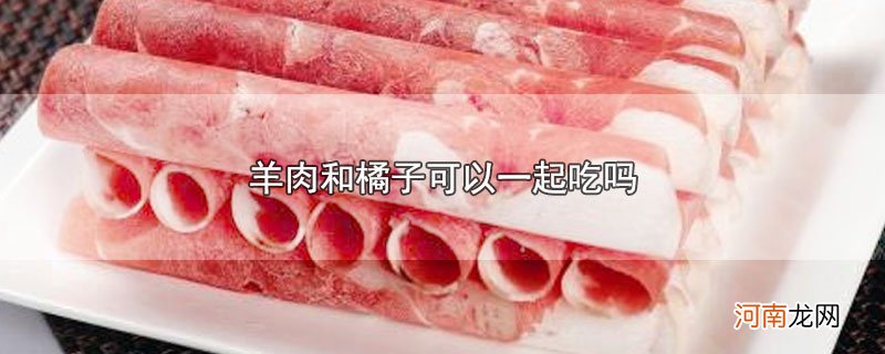 羊肉和橘子可以一起吃吗优质