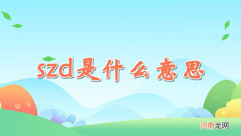 szd是什么意思优质