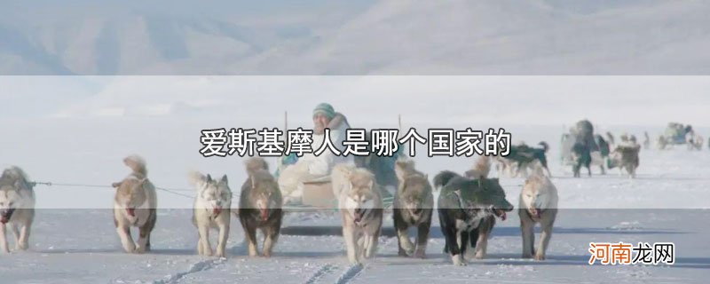 爱斯基摩人是哪个国家的优质