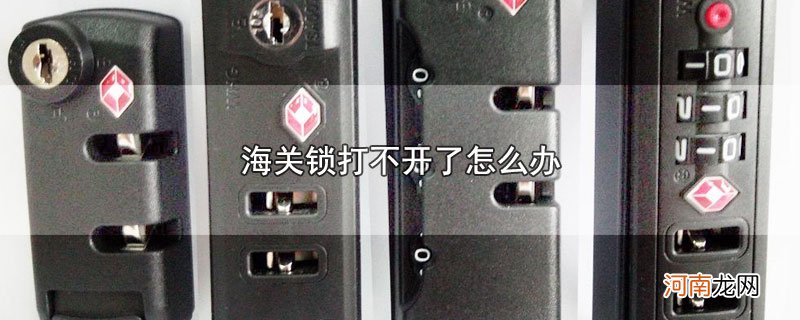 海关锁打不开了怎么办优质