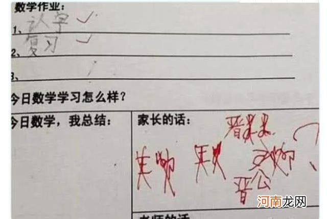 小学生模仿家长给考卷签字，自己以为是模仿大师，结果是东施效颦