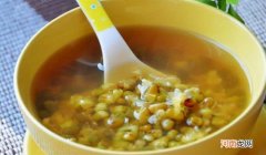 绿豆汤的做法与功效