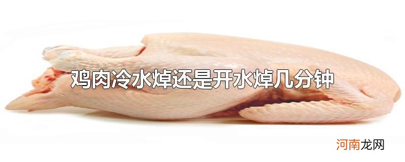 鸡肉冷水焯还是开水焯几分钟