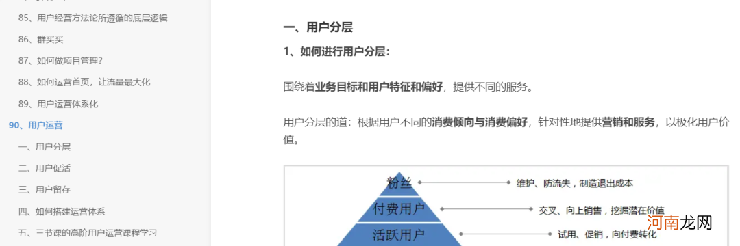 如何建立自己的运营体系？以用户运营为例