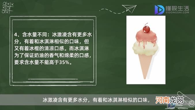 冰激凌和冰淇淋的区别