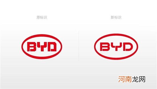 比亚迪发布全新品牌标识 字体细节调整