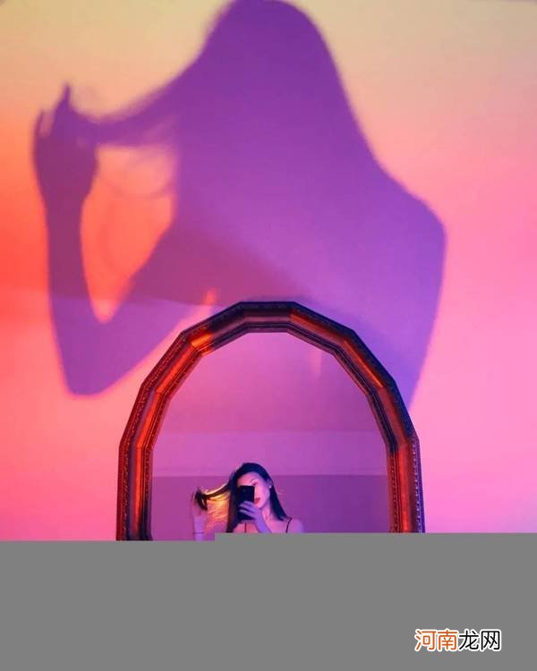 利用影子创意自拍