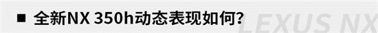 操控和科技配置提升 试雷克萨斯全新NX