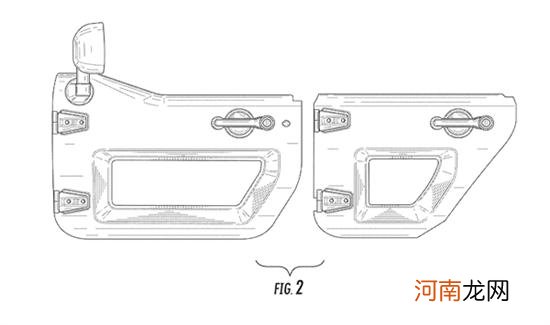 比敞篷车更拉风 Jeep申请镂空车门专利