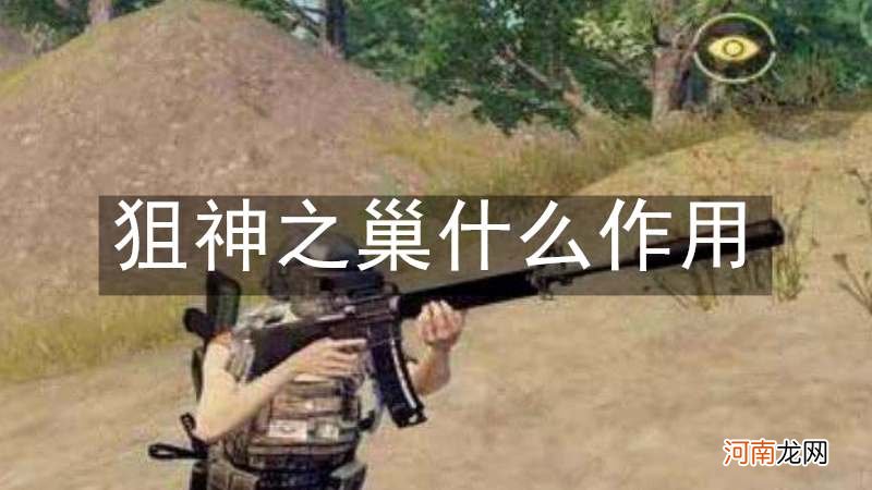 狙神之巢什么作用